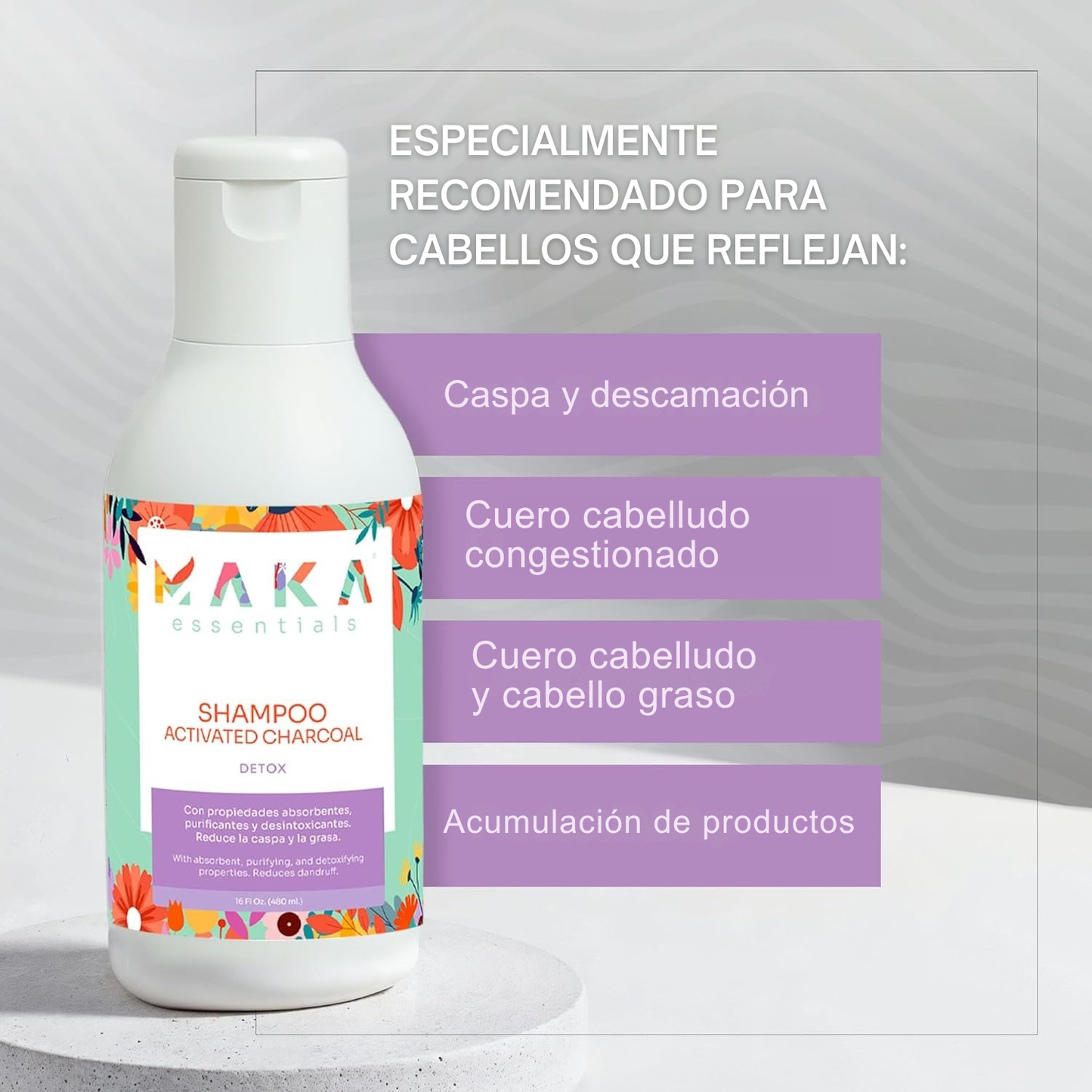 SHAMPOO DE CARBÓN ACTIVADO