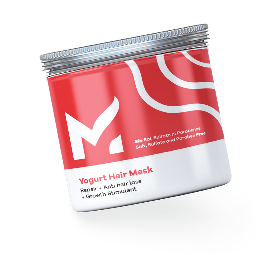 Yogurt Hair Mask Ideal for normal to oily hair.