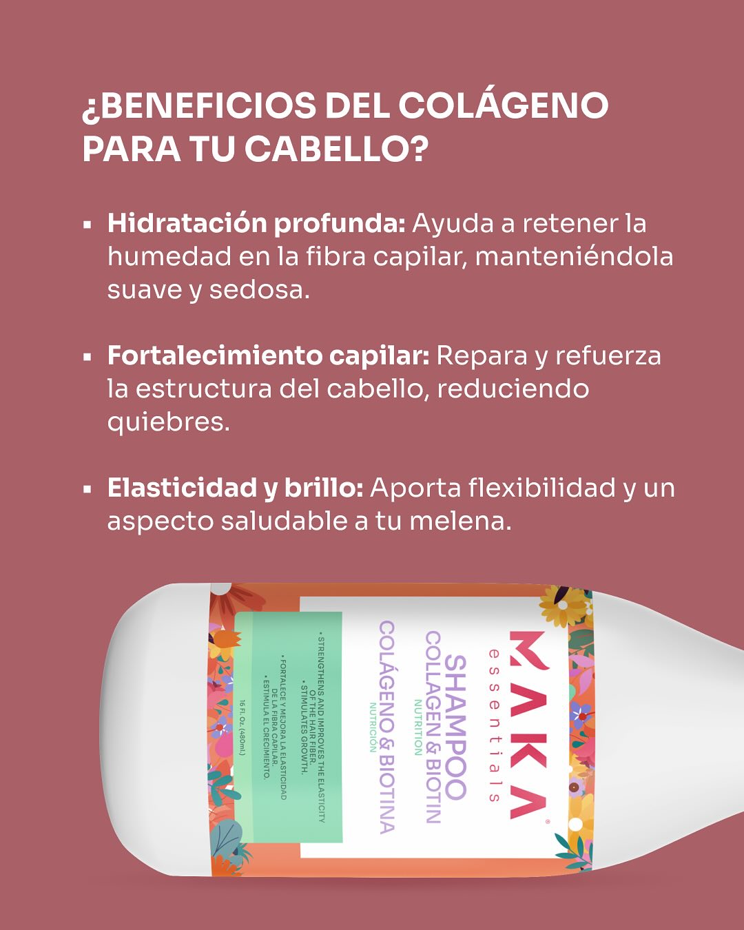 Shampoo de Colágeno y Biotina