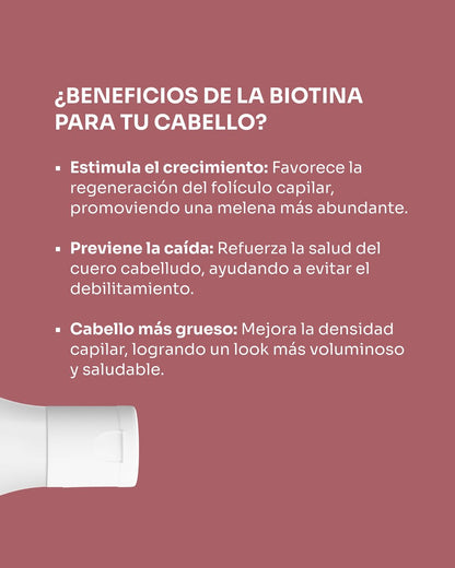 Shampoo de Colágeno y Biotina